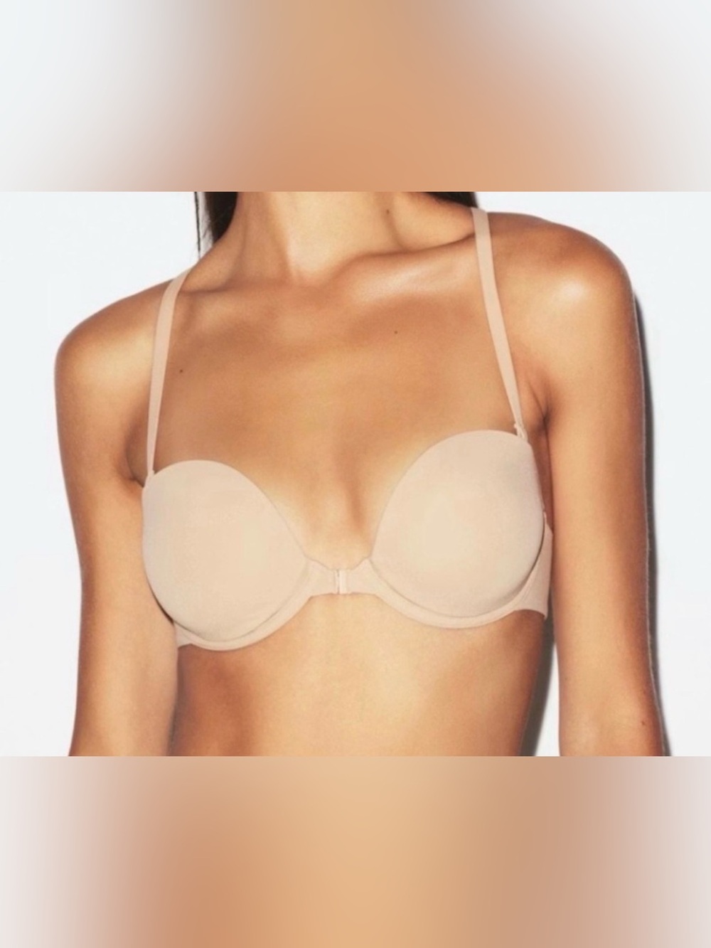 SKIMS Fits Everybody Racerback Demi Bra - Clay